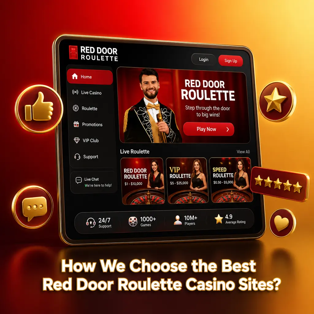 Team reviewing Red Door Roulette casino sites for licensing and payment speed