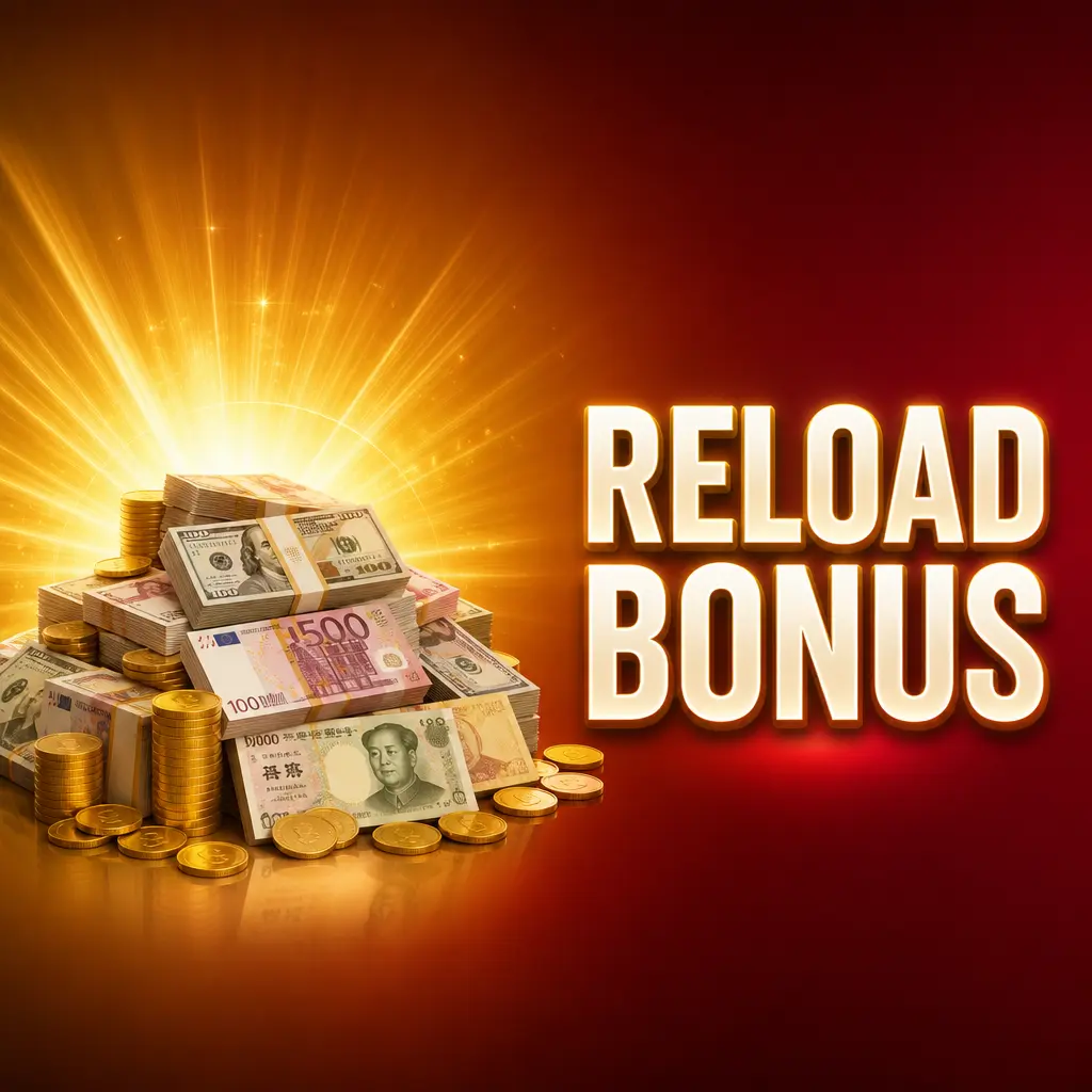 Reload bonus promotion for Red Door Roulette players