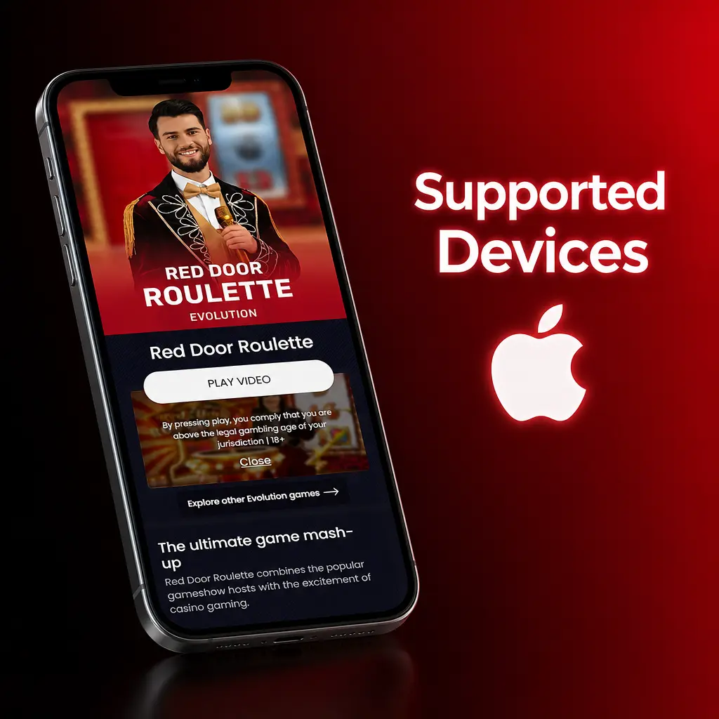Apple devices compatible with the RajaBets app